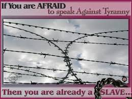 afraid of tyranny